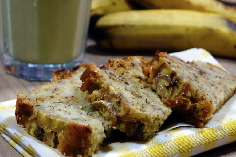 Bolo de banana fitness